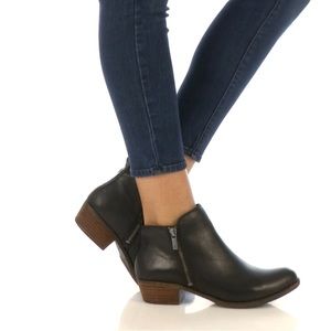 Lucky Brand Basel Booties, Women’s Size 8.5, Black. Great condition!